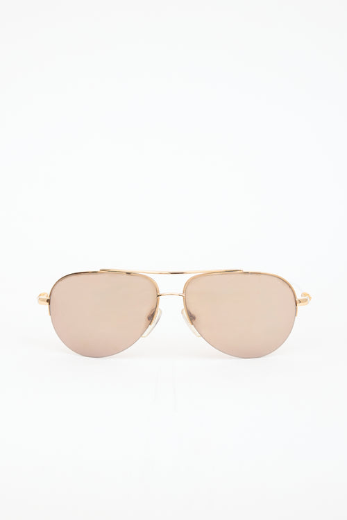 Chrome Hearts Stains Aviator Sunglasses