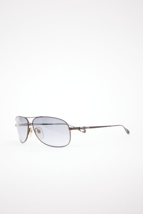 Chrome Hearts Stains II Aviator Sunglasses