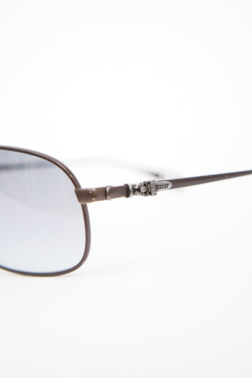 Chrome Hearts Stains II Aviator Sunglasses