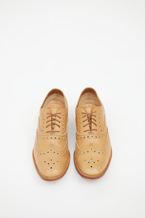 Church's Beige Leather Brogue Derby