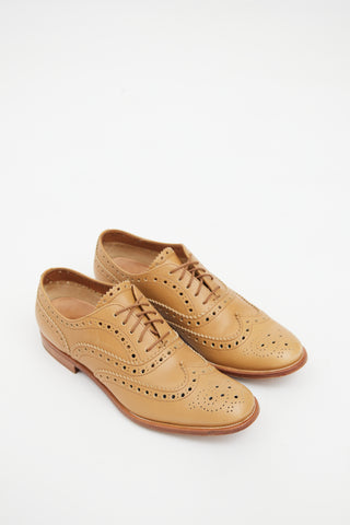 Church's Beige Leather Brogue Derby