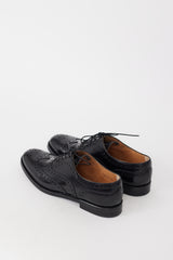 Church's Black Leather Rounded Toe Brogue