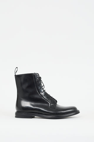 Church's Black Patent Alexandra Lace Up Ankle Boot