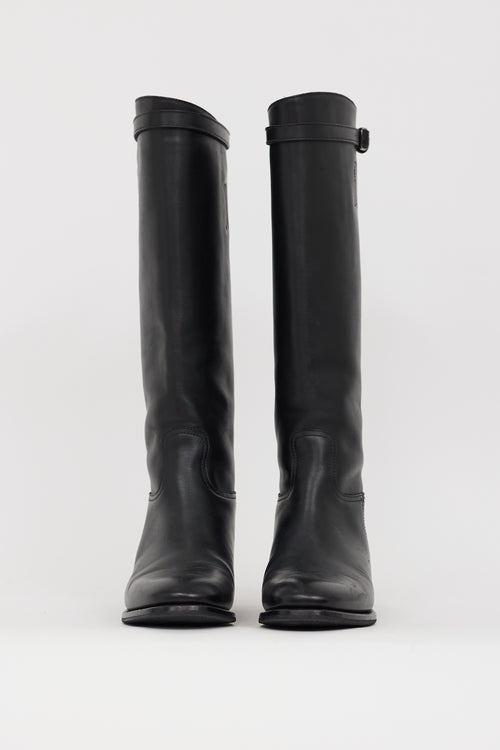 Church's Black Leather Michelle Knee High Boot