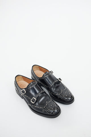 Church's Black Lana Met Monk Strap Brogues Loafer