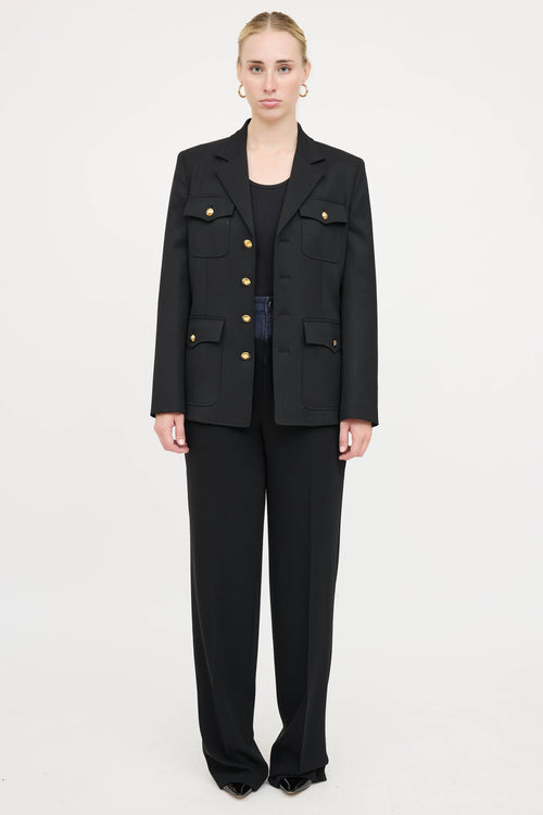 Cinq à Sept Double Waist Trouser