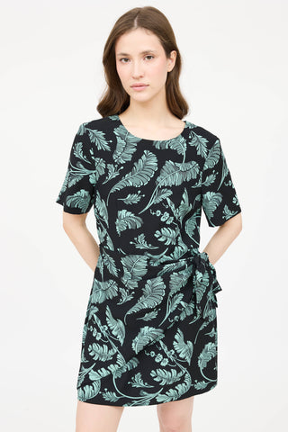 Cinq a SeptPattern Wrap Dress