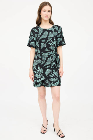 Cinq a SeptPattern Wrap Dress