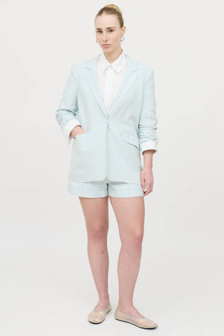 Cinq à Sept Linen Blazer & Shorts Co-Ord  Set