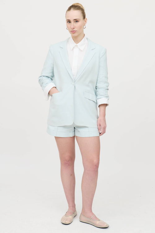 Cinq à Sept Linen Blazer & Shorts Co-Ord  Set