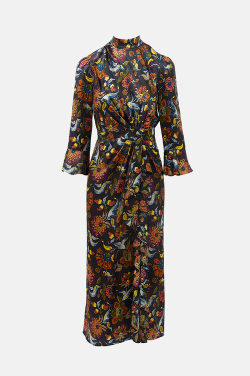 Cinq à Sept Silk Floral Juliana Dress
