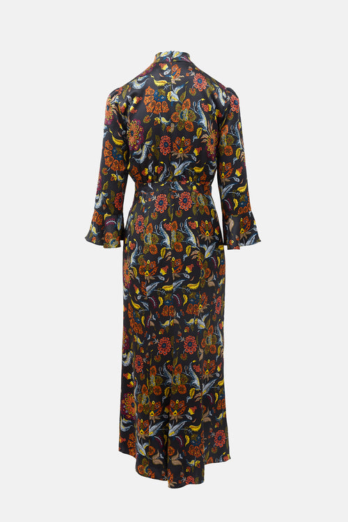 Cinq à Sept Silk Floral Juliana Dress