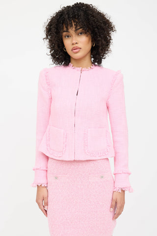 Cinq à Sept Tweed Fringe Jacket