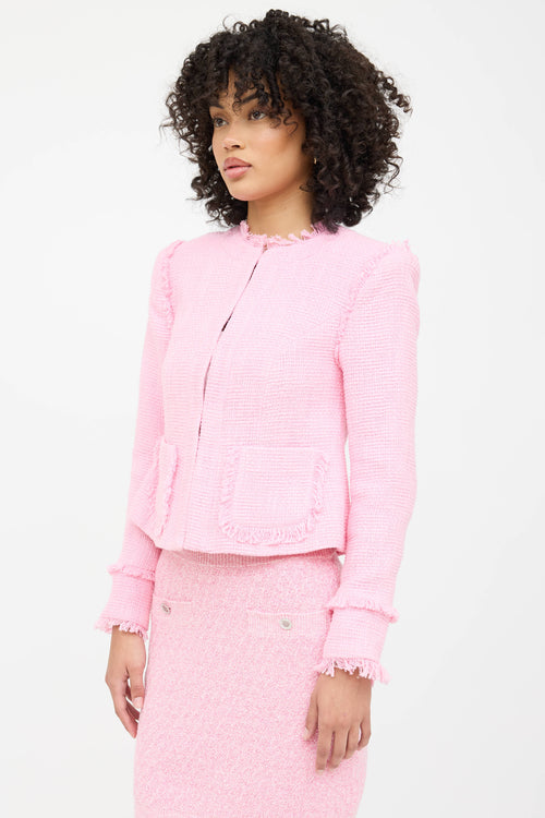 Cinq à Sept Tweed Fringe Jacket