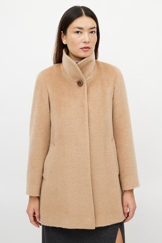 Cinzia Rocca Beige Wool Coat