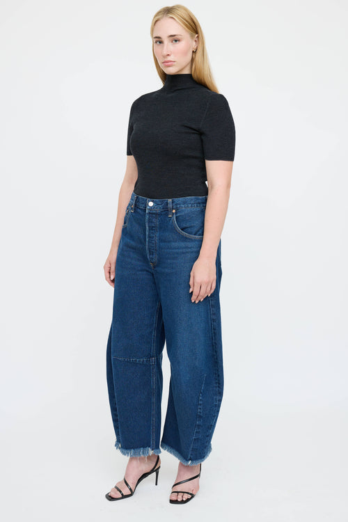 Citizens Of Humanity Dark Wash Barrel Jeans