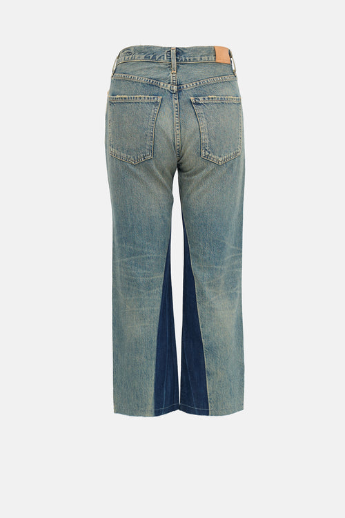 Citizens of Humanity Distressed Cora Crop Jeans