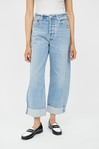 Citizens of Humanity Light Wash Ayla Baggy Cuffed Jean