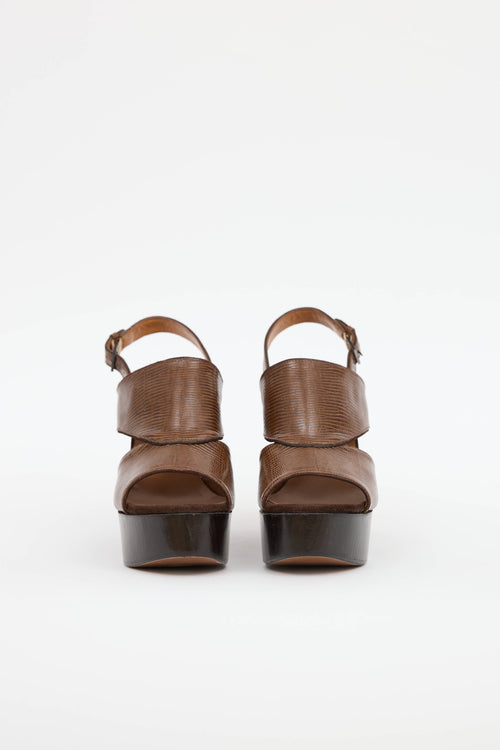 Robert Clergerie Dido Wedge Sandal