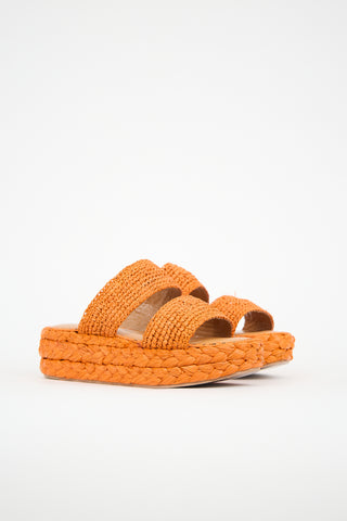 Clergerie Raffia Arlene Sandal