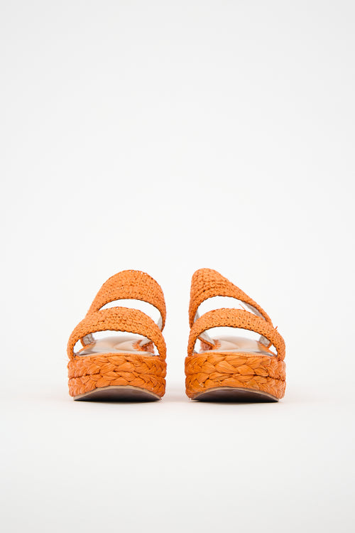 Clergerie Raffia Arlene Sandal