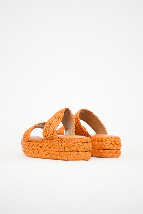 Clergerie Raffia Arlene Sandal