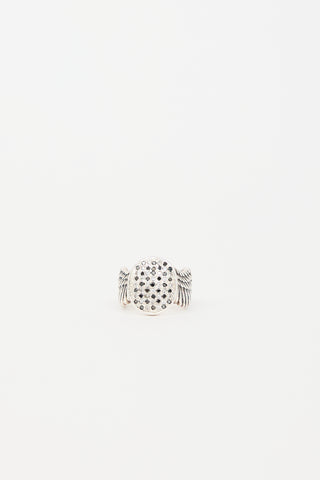 Clocks and Colours X Travis Barker Sterling Silver Guardian Ring