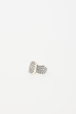 Clocks and Colours X Travis Barker Sterling Silver Guardian Ring