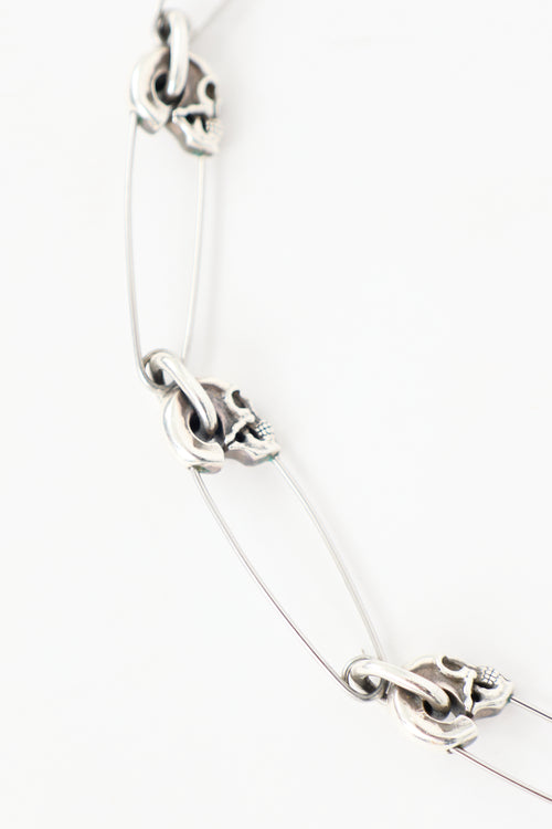 Clocks and Colours Sterling Silver Eternal Pin Necklace