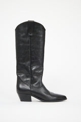Closed Leather Cowboy Boot