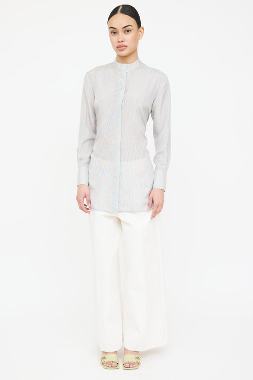 CO Striped Blouse Top