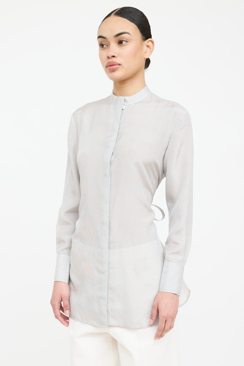 CO Striped Blouse Top