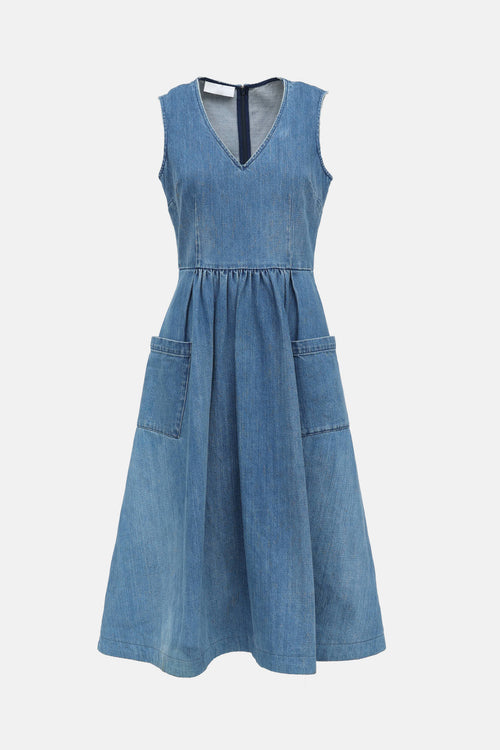 CO Denim Sleeveless Dress
