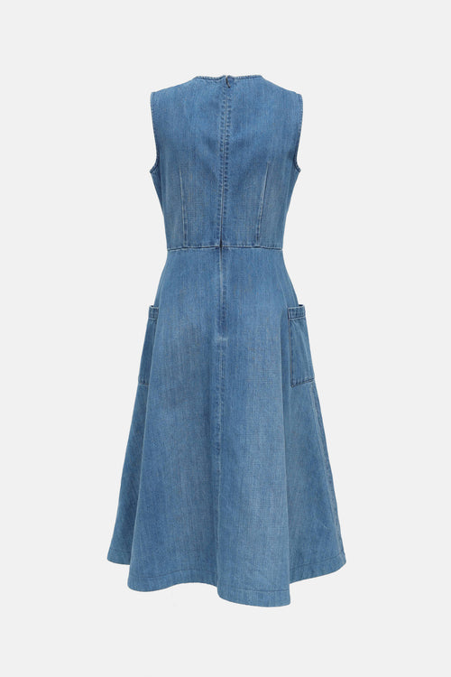 CO Denim Sleeveless Dress