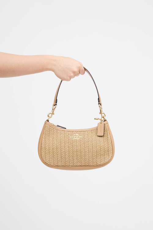 Coach Raffia Teri Bag