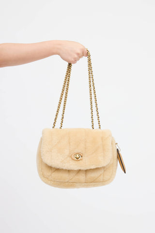 Coach Pillow Madison Shearling Bag