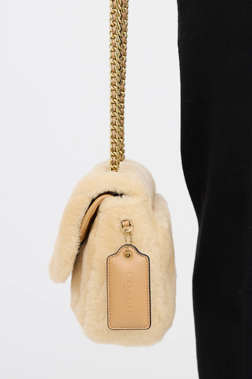Coach Pillow Madison Shearling Bag