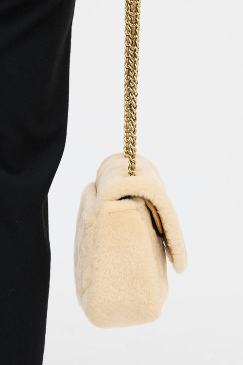 Coach Pillow Madison Shearling Bag