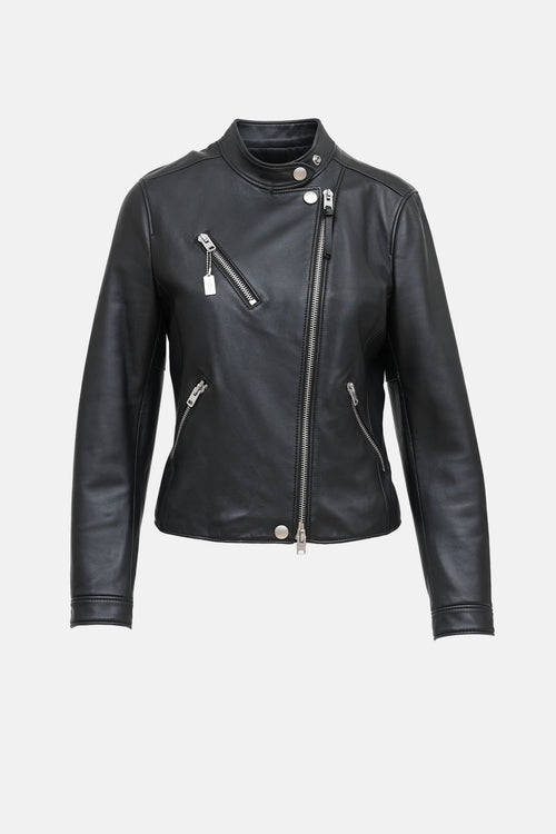 Coach Leather Racer Jacket
