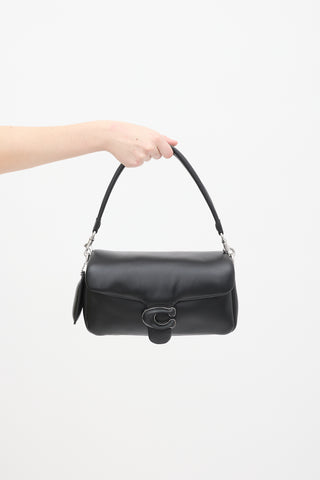 Coach Black Leather Pillow Tabby 26 Shoulder Bag