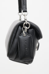 Coach Black Leather Pillow Tabby 26 Shoulder Bag