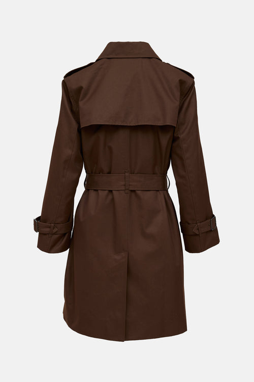 Coach Double Breasted Belted Trench Coat