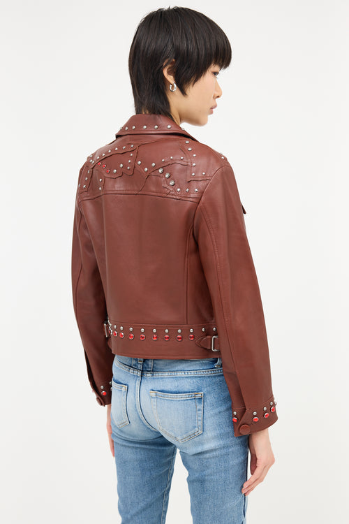 Coach Fall 2017 Studded Leather Jacket
