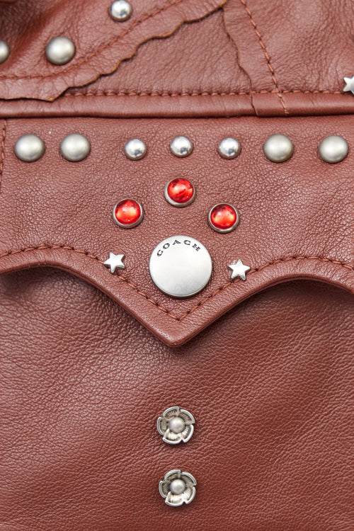 Coach Fall 2017 Studded Leather Jacket