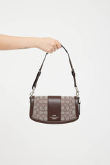 Coach Jacquard Andrea Shoulder Bag