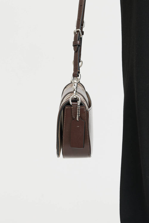 Coach Jacquard Andrea Shoulder Bag