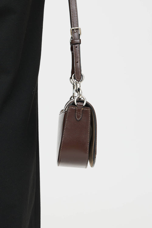 Coach Jacquard Andrea Shoulder Bag