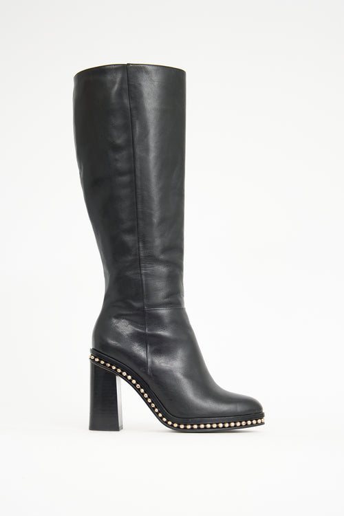 Coach Leather Justina Boot