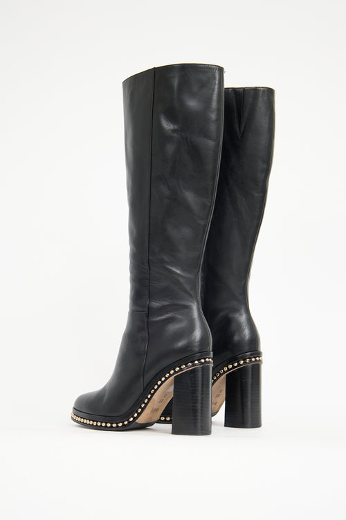Coach Leather Justina Boot