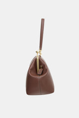 Coach Leather Large Kisslock Frame Bag
